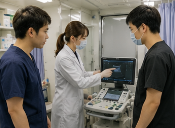 臨床検査技師｜採血経験を活かしエコーも広げる常勤＠新高島