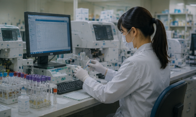 質問タイミングを探している臨床検査技師