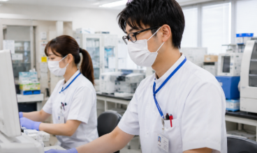 検査技師｜病院検査室で検体検査に専念｜土日祝休み・賞与5ヶ月@門真市