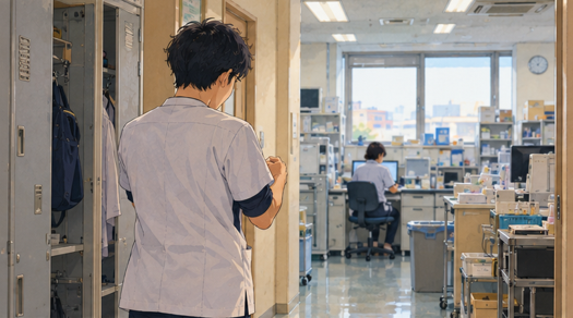 臨床検査技師として勤務を始める前の検査室