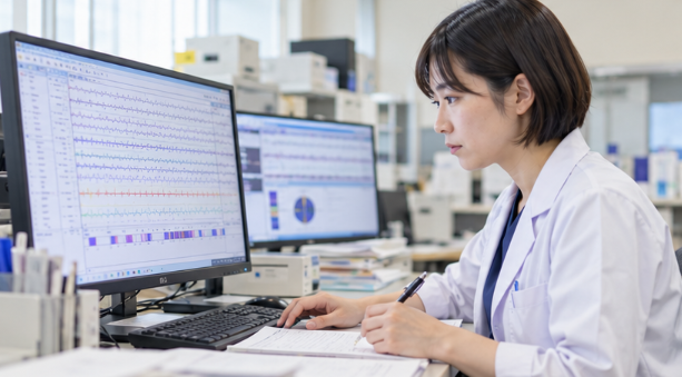 PSG検査データの解析業務